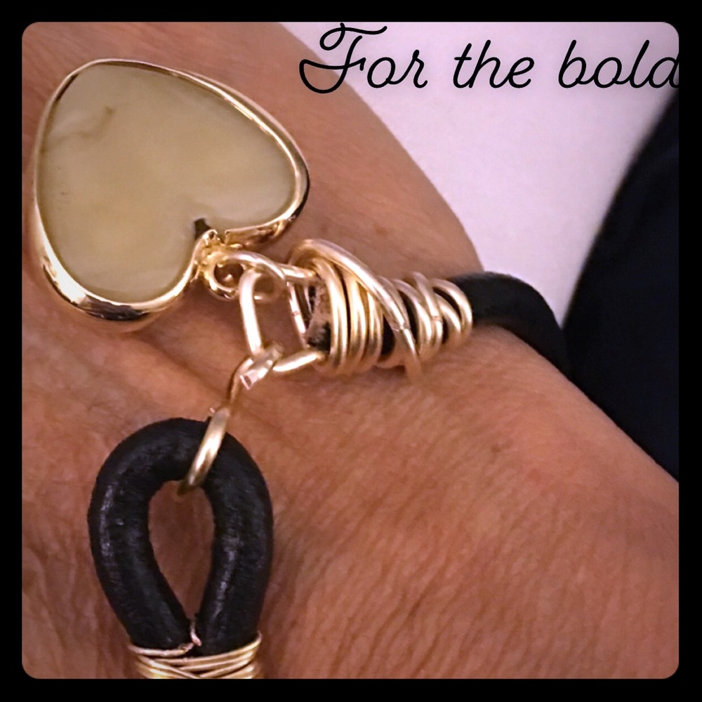 Leather bracelet